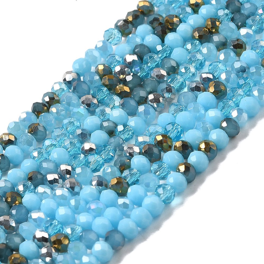 Rondelles, Pale Turquoise AB 4mm