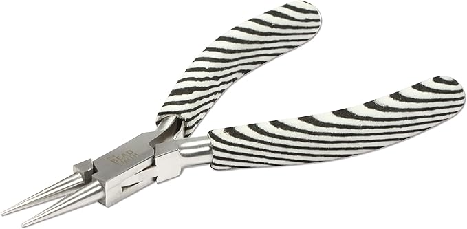 Round Nose Pliers, Zebra Print Line, The Beadsmith