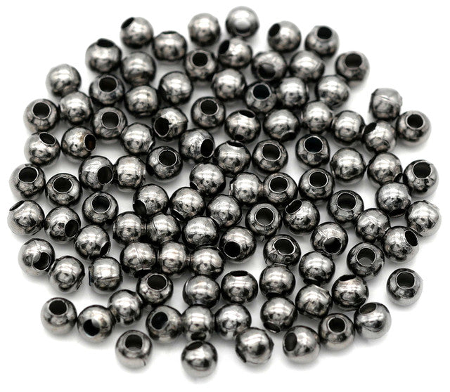 Spacer Beads, Gunmetal Value Pack