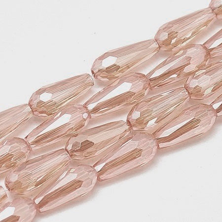 Teardrop Crystals, Camel 9mm