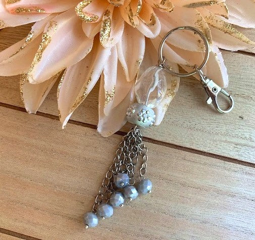 Silver Tassel Dangle