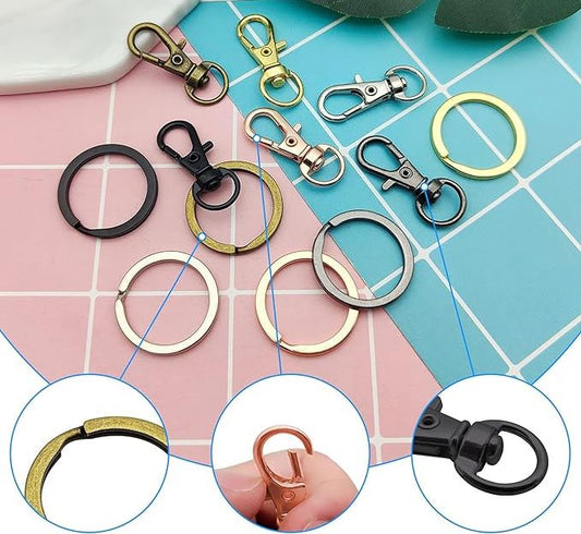 Swivel Lobster Clasp with Keyring