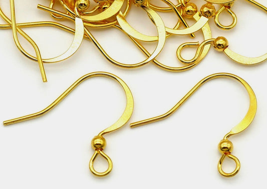 Ear Wires French Hook Gold