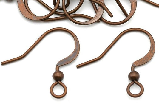 Ear Wires French Hook Copper