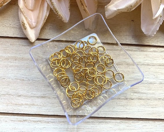 Jump Rings Gold 18g 8mm