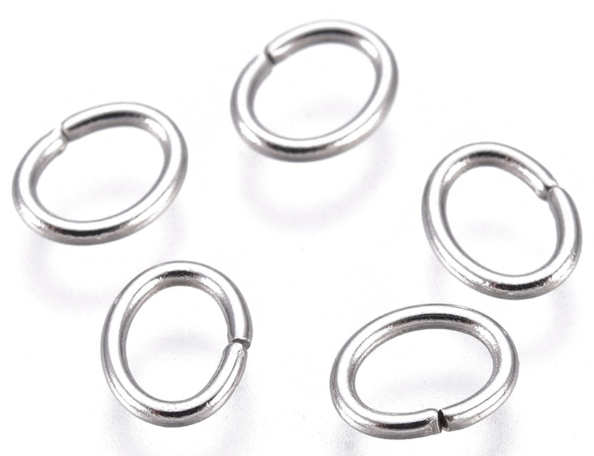 Jump Rings Silver 18g 6mm