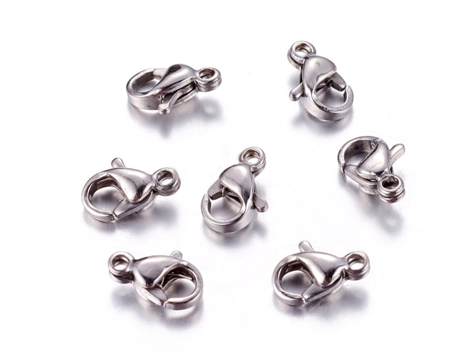 Lobster Clasp, 304SS 10mm