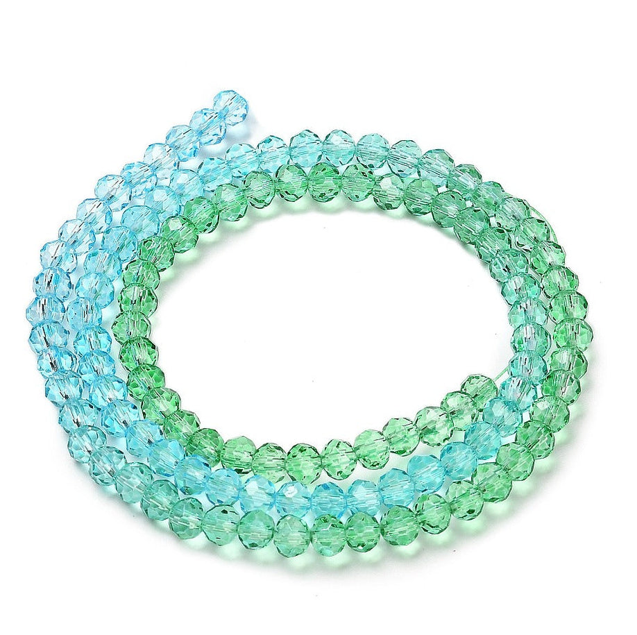Rondelles Lagoon Ombre' 3.7mm