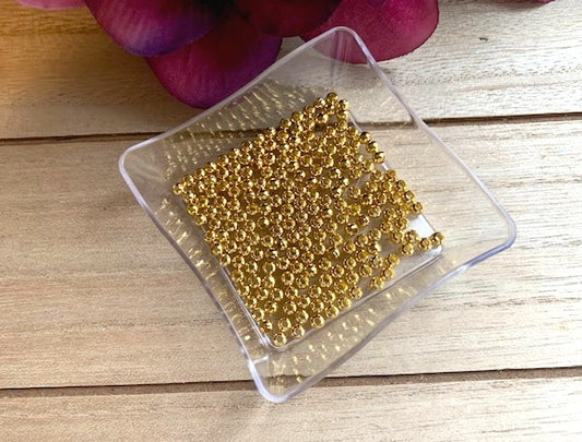 Spacer Beads Gold 3mm