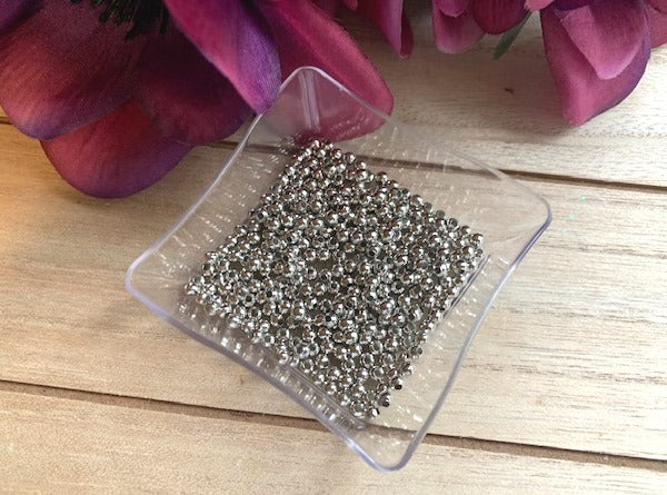 Spacer Beads Silver 3mm