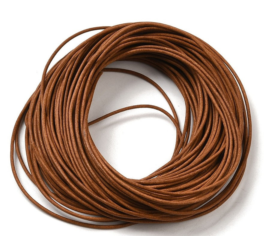 Genuine Leather Cowhide Cord Peru 1mm