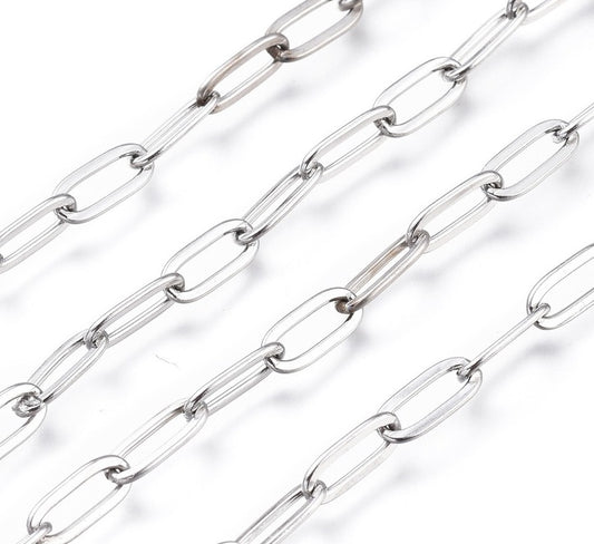 Chain, Paperclip 304SS 9mm