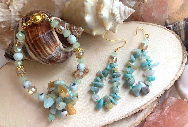 Kit: Seashores Bracelet & Earrings