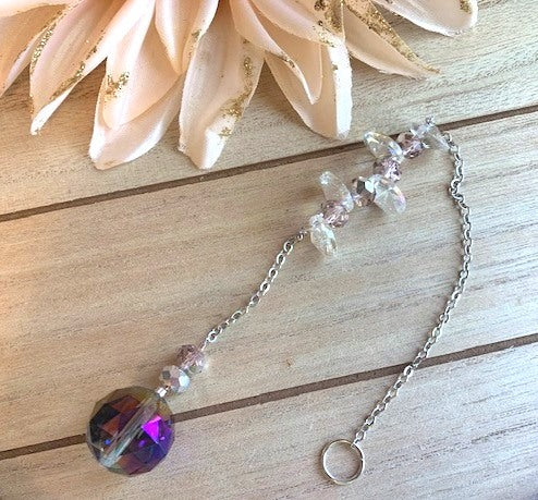 Purple Prism Suncatcher