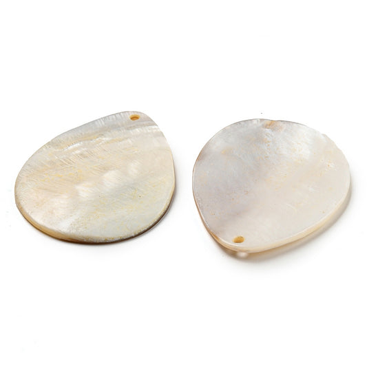 Freshwater Shell Teardrop Pendant 47mm