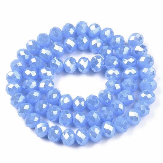 Rondelles Cornflower AB 6mm