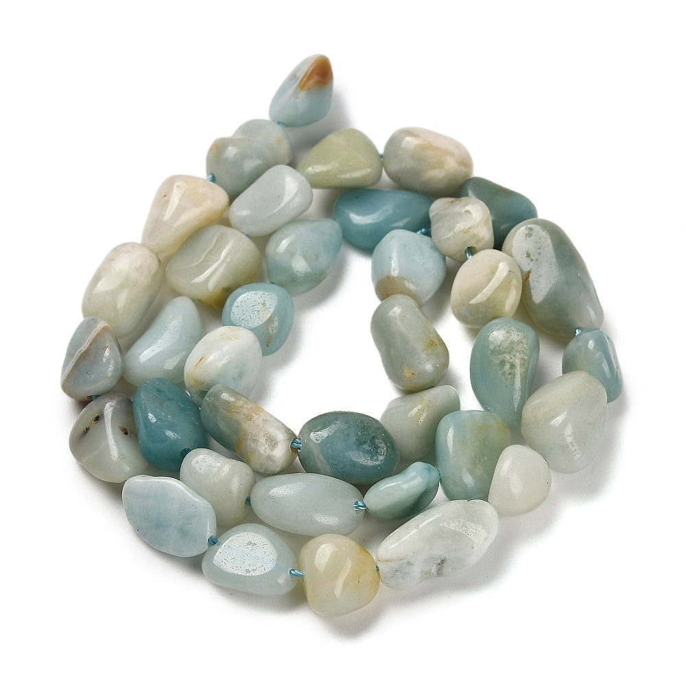 Flower Amazonite Tumbled Nuggets