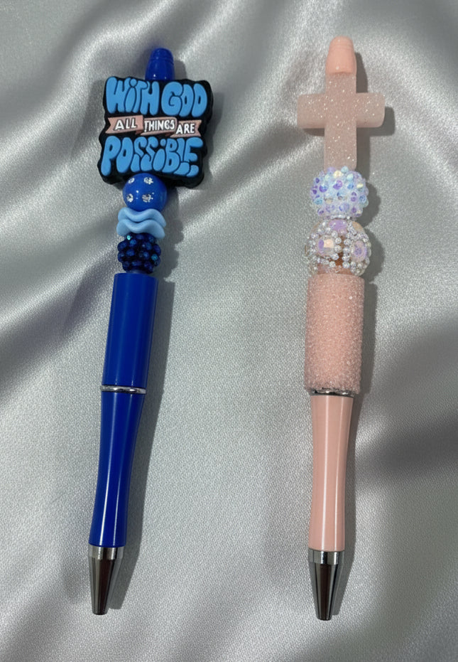 Beadable Pen Kit, Faith