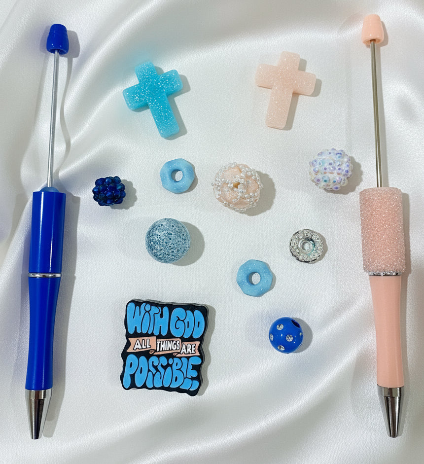 Beadable Pen Kit, Faith