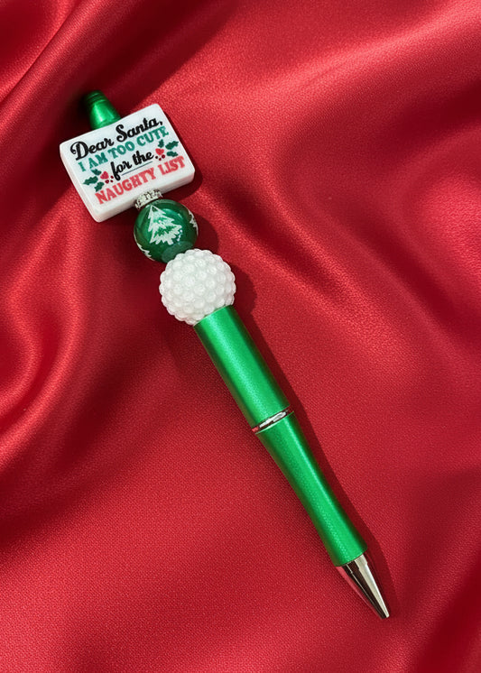 Dear Santa Beaded Pen