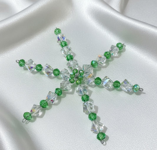 Tinsel Magic Snowflake Ornament Kit