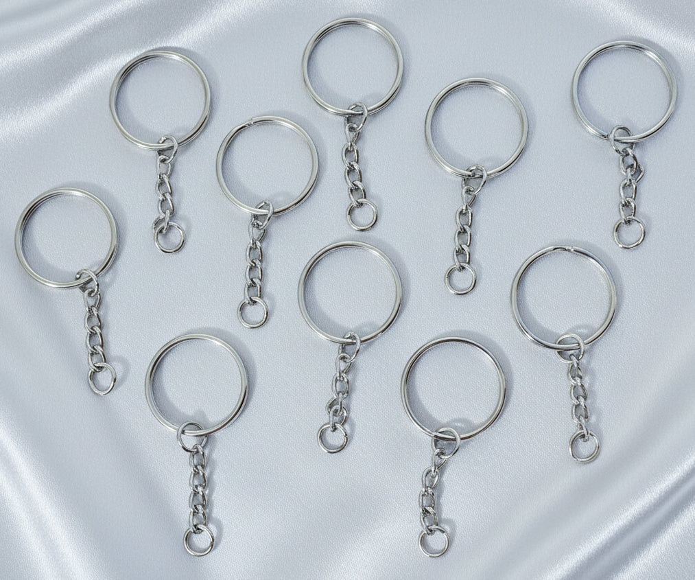 Keyring Component with Chain 304SS