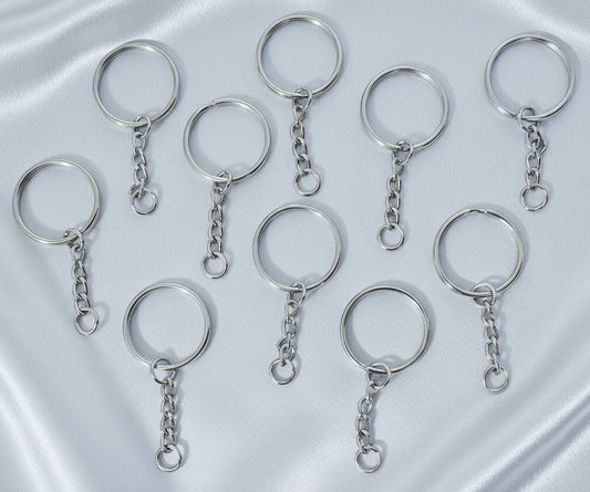 Keyring Component with Chain 304SS