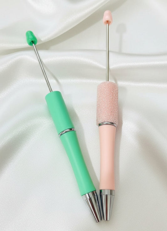 Beadable Pens, Petals & Peach