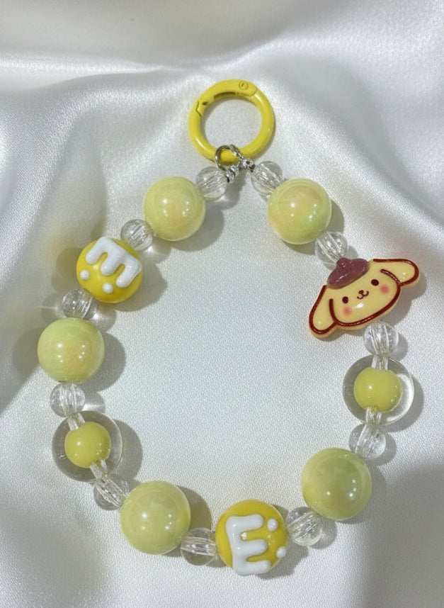 Buttercup Beaded Wristlet