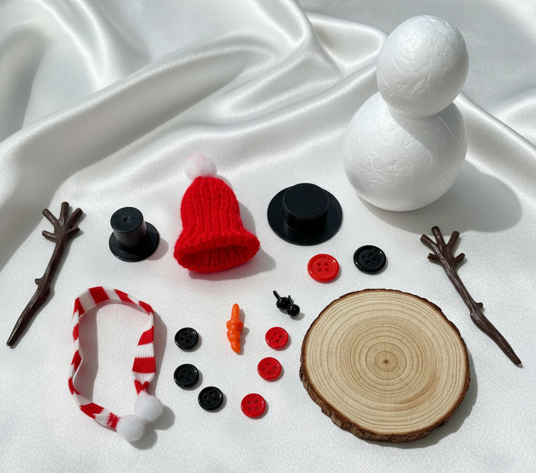 Build a Mini Snowman Kit, Large Style A