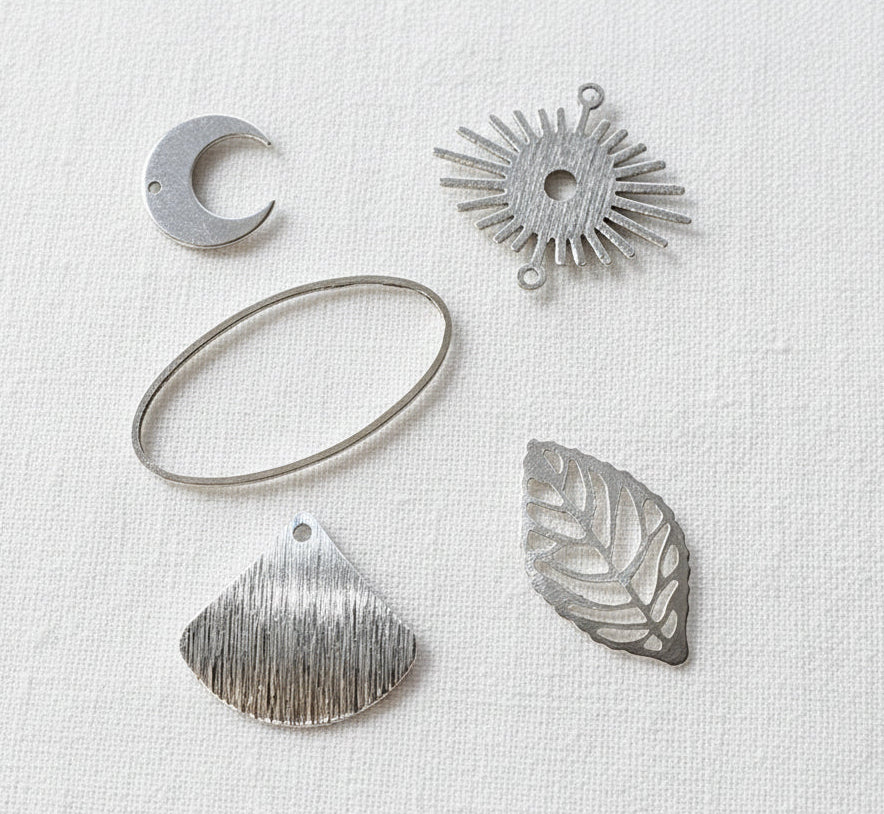 Link, Connector, Charm Variety, Silver