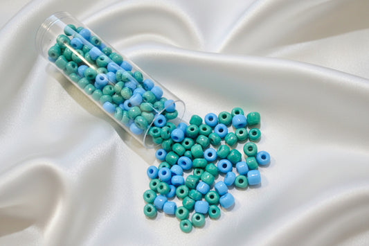 6/0 Glass Seed Beads Coastal