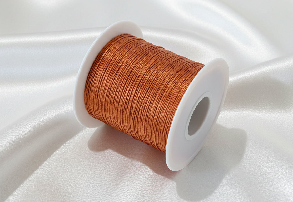 Knotting Cord, Sienna .4mm by the yard