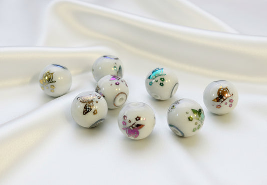 Butterfly Pattern Rounds 10mm