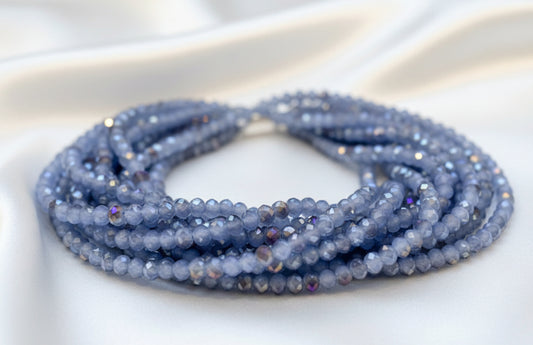 Rondelles Blue/Purple AB 6mm