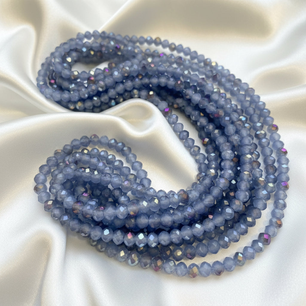 Rondelles Blue/Purple AB 6mm