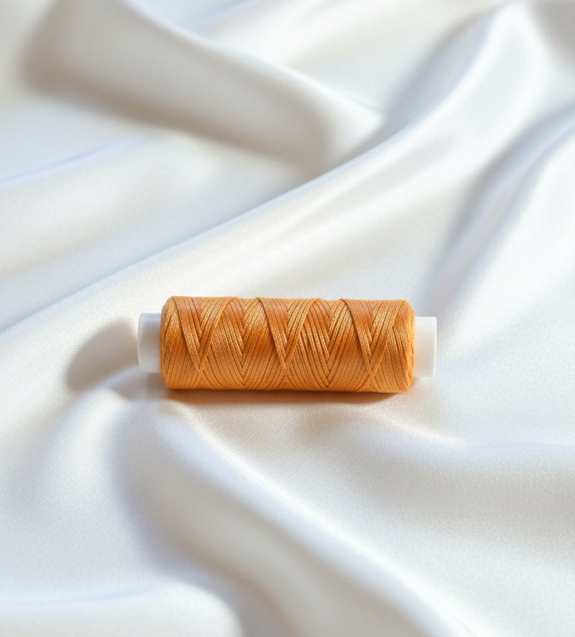 Waxed Knotting Cord, Spiced Terracotta .5mm by the yard