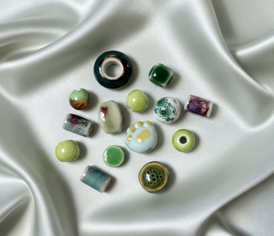 Woodland Dreams Porcelain Bead Mix