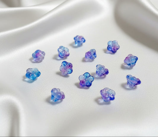 Glass Bell Flowers 10mm
