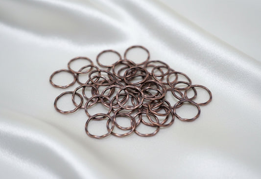 Tibetan Wave Circle Links Copper