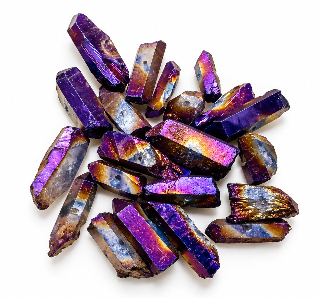 Natural Quartz Crystal Rough Cut Pointed Nugget