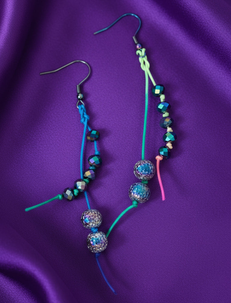 Fringe Knotted Earrings