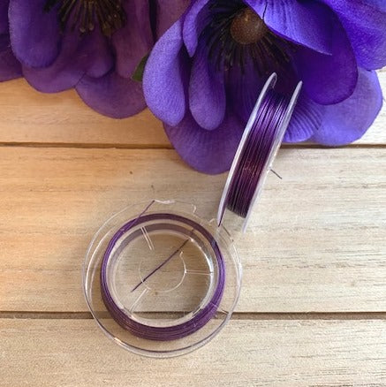 Tiger Tail Mini Roll Purple .38mm