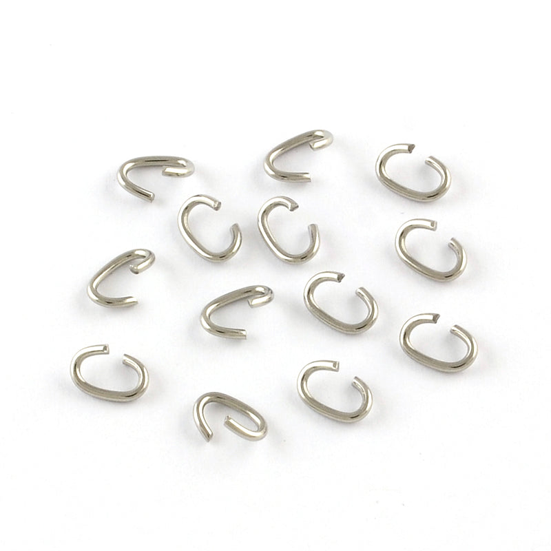 Oval Jump Rings 304SS 5mm