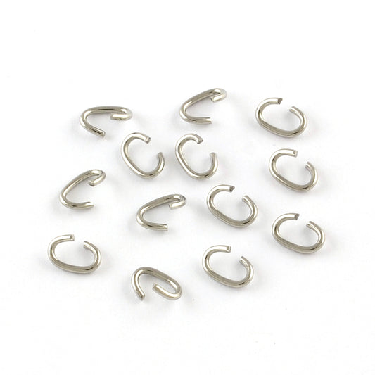 Oval Jump Rings 304SS 5mm