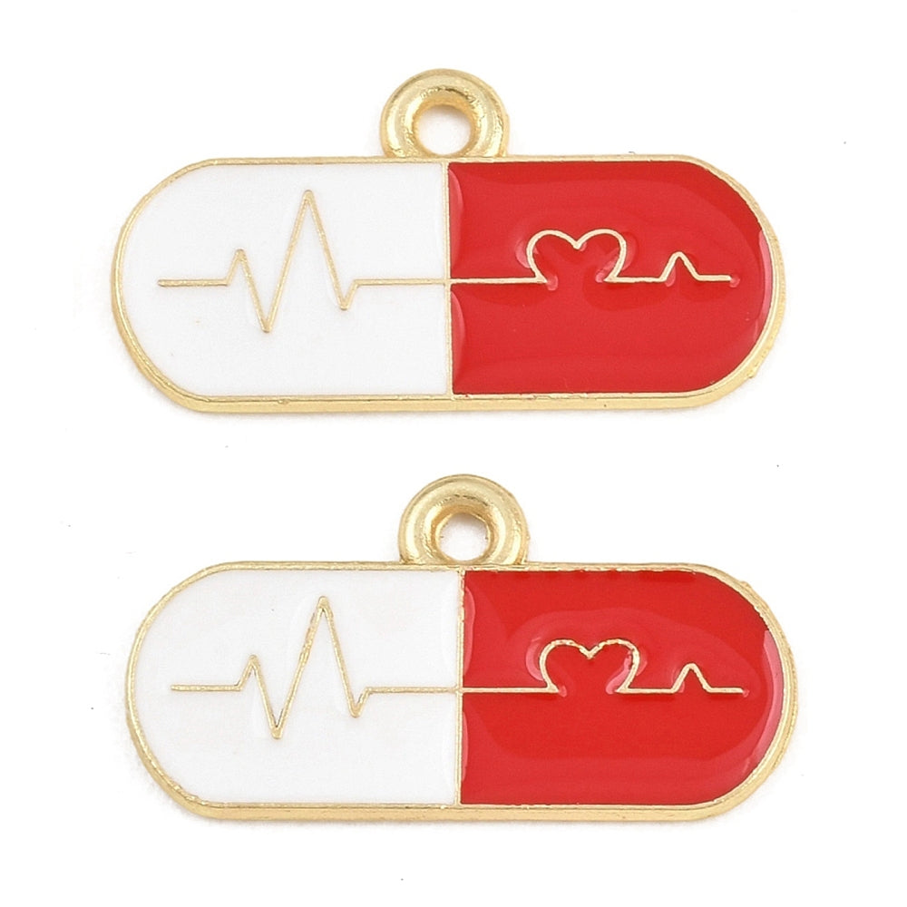 Heartbeat Capsule Charm