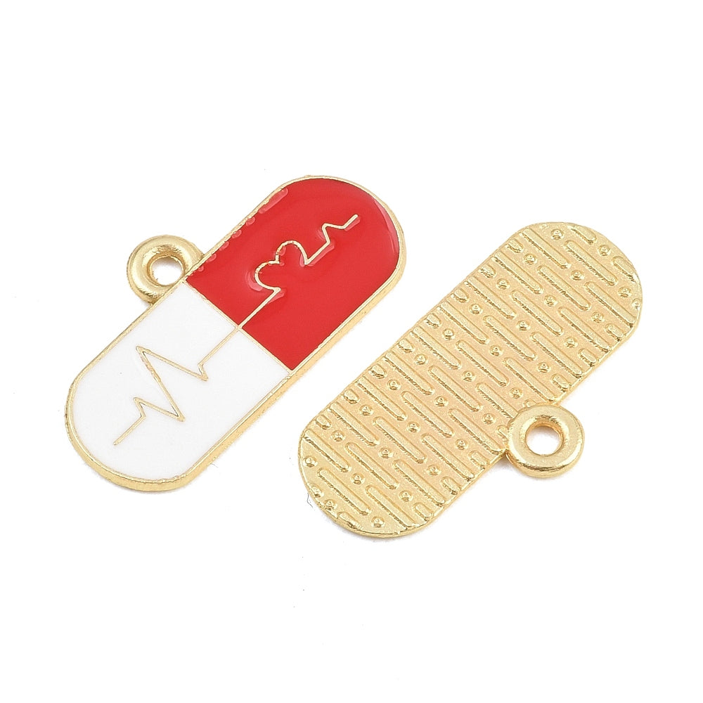 Heartbeat Capsule Charm