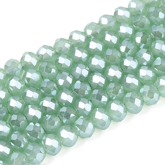Rondelles Sea Green 3mm