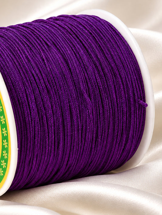 Knotting Cord, Purple .8mm by the yard