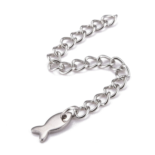Chain Extender w/Fish 304SS